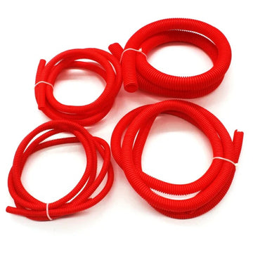 Car Engine Dressing Pipes | Universal Fitting Pipes Red & Blue Color